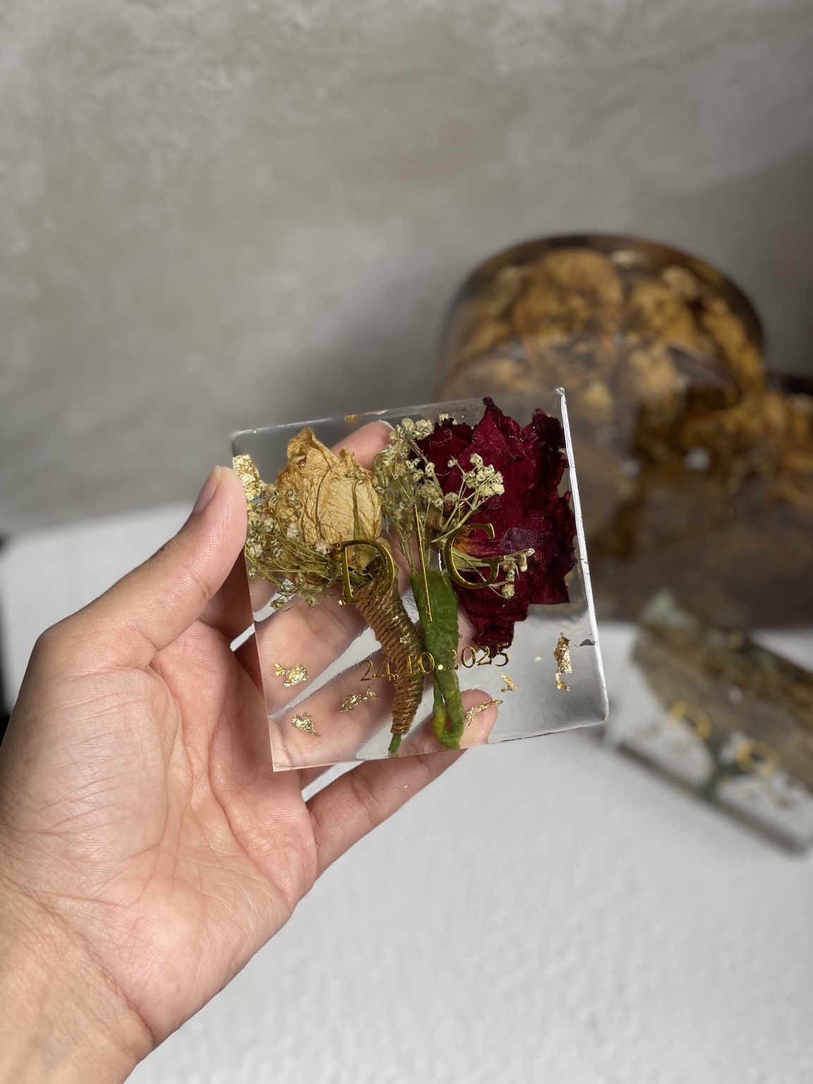 Boutonnière Cube