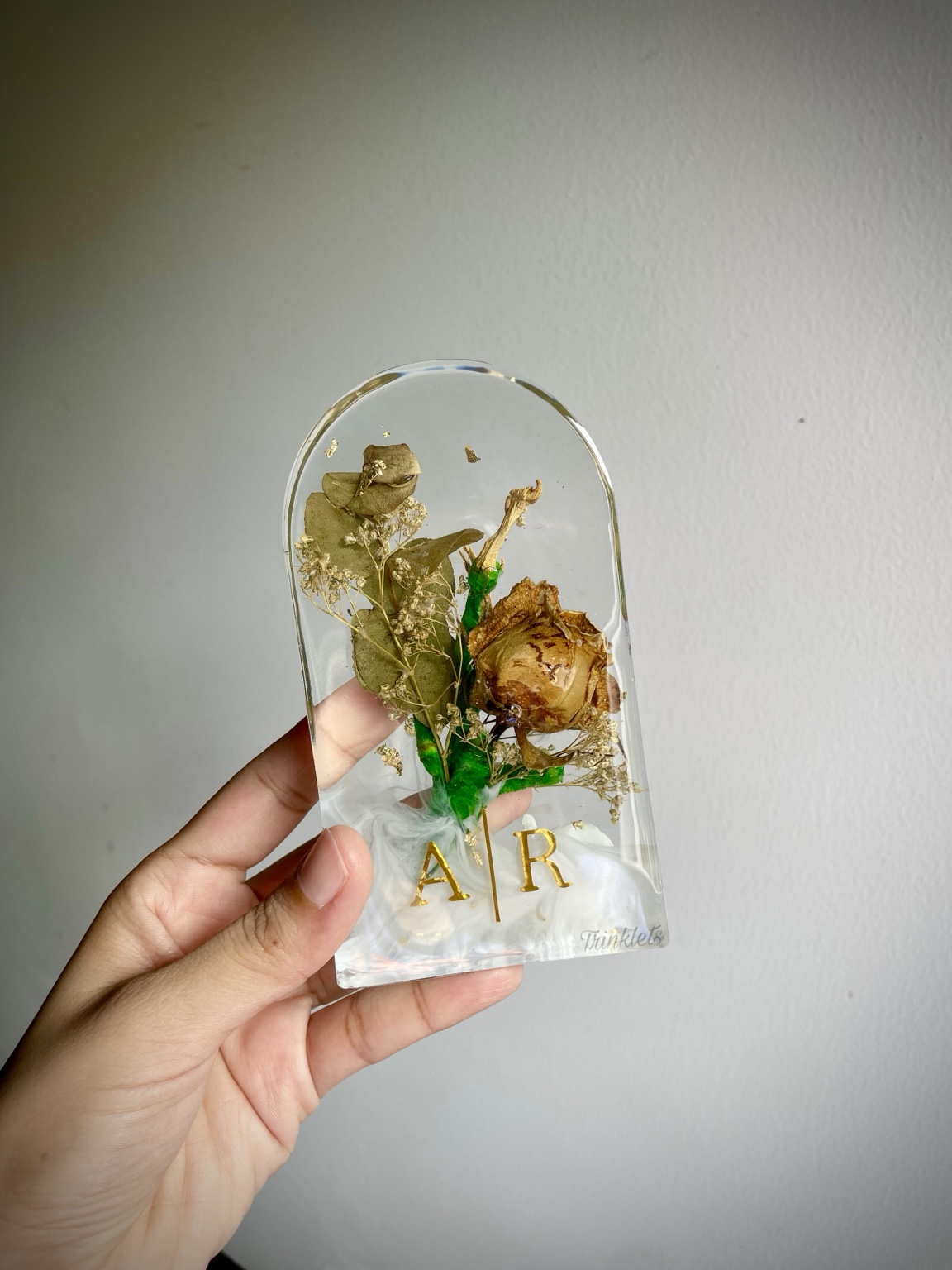 Mini arch floral preservation